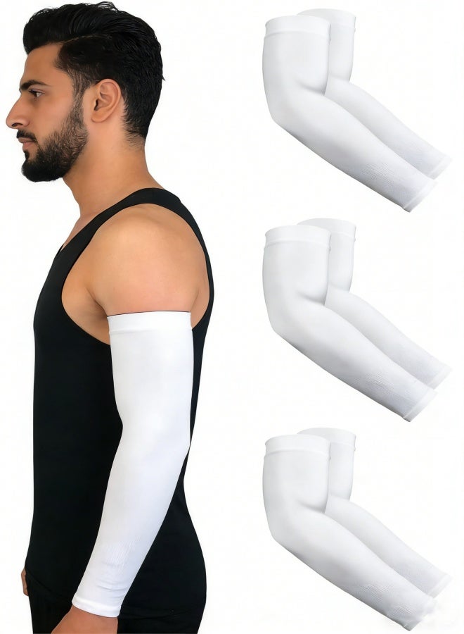 الأكمام الواقية من الأشعة فوق البنفسجية OutdoorEssentials، أكمام ضاغطة، أكمام واقية من الأشعة فوق البنفسجية للرجال والنساء، أكمام تبريد للجولف - 3 أزواج - Image 1